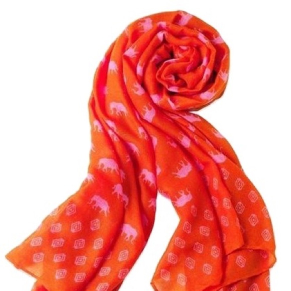 Stella and Dot Elephant Scarf and pouch